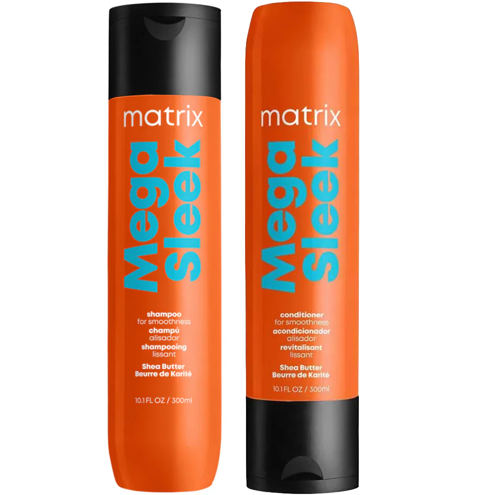 Matrix Mega Sleek Smoothing Shampoo & Conditioner Twin 2 x 300ml