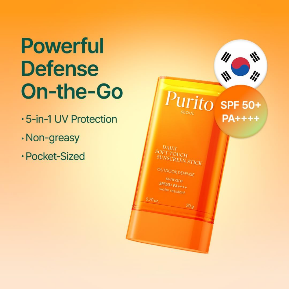 Purito Daily Soft Touch Sunscreen Stick PA++++ SPF50+ 20g