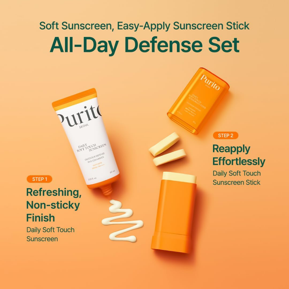 Purito Daily Soft Touch Sunscreen Stick PA++++ SPF50+ 20g