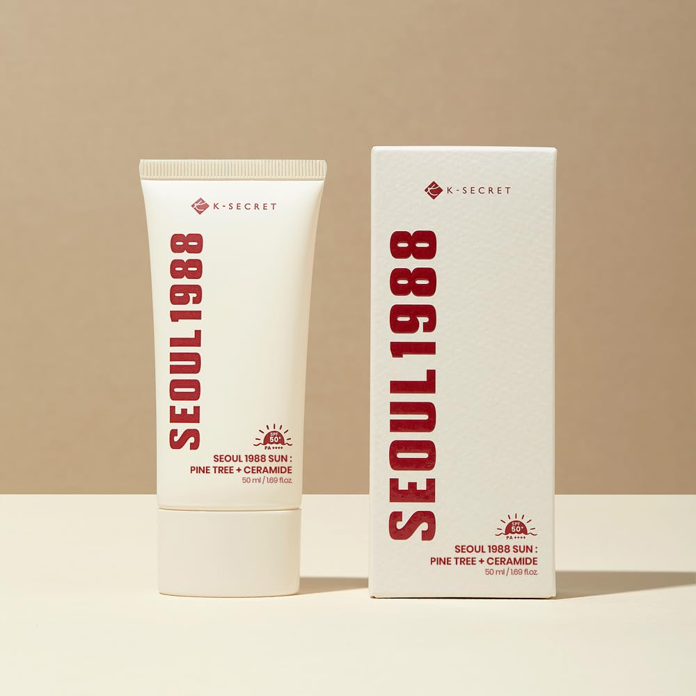 K-Secret Seoul 1988 Sun: Pine Tree + Ceramide PA++++ SPF50+ 50ml