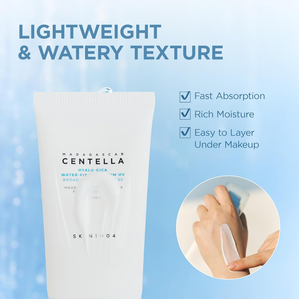 Skin1004 Madagascar Centella Hyalu-Cica Water-Fit Sun Serum PA++++ SPF50+ 100ml
