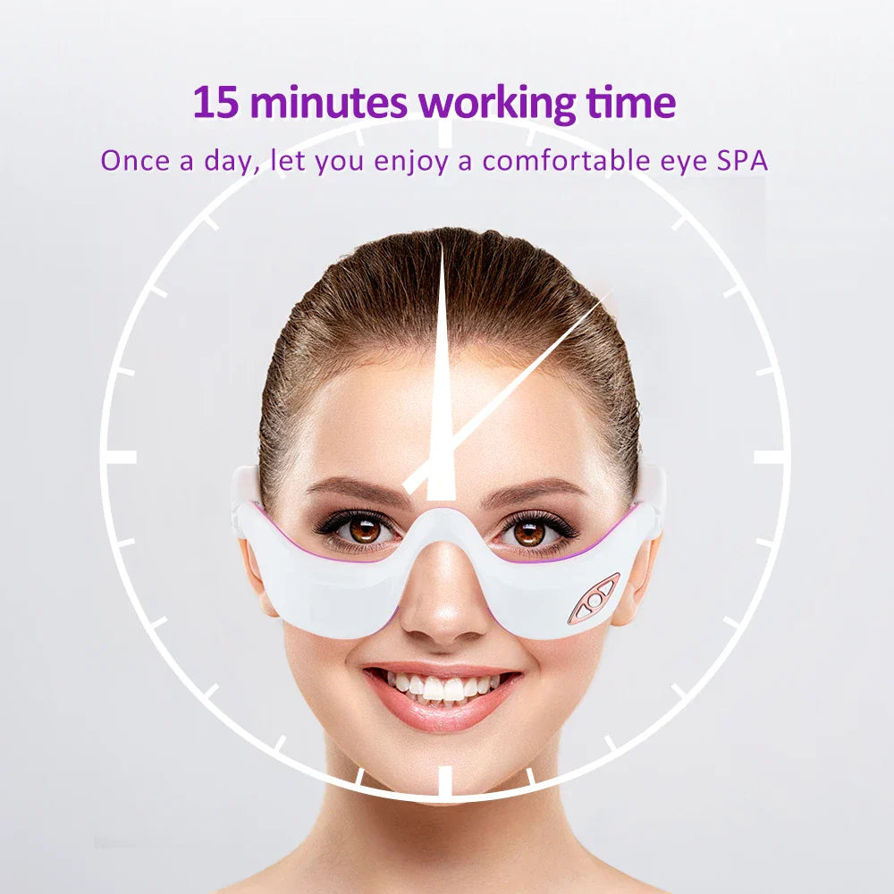 Rechargeable Electric Eye Massager – Anti-Wrinkle & Eye Fatigue Relief Beauty Tool
