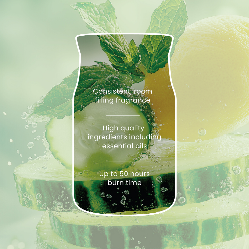 Yankee Candle Cucumber Mint Cooler Small Signature Jar Candle