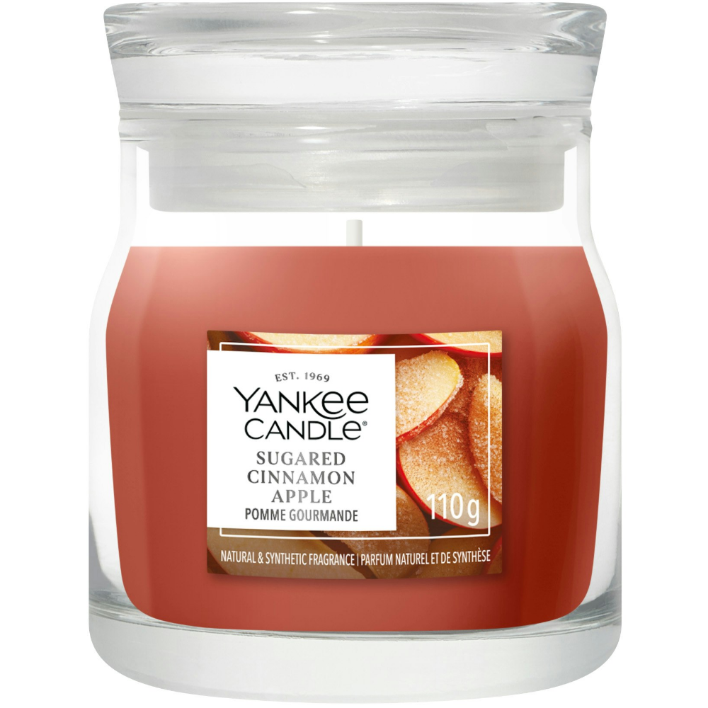 Yankee Candle Sugared Cinnamon Apple Small Signature Jar Candle