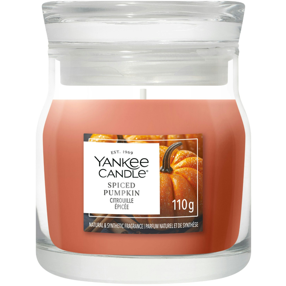 Yankee Candle Spiced Pumpkin Small Signature Jar Candle