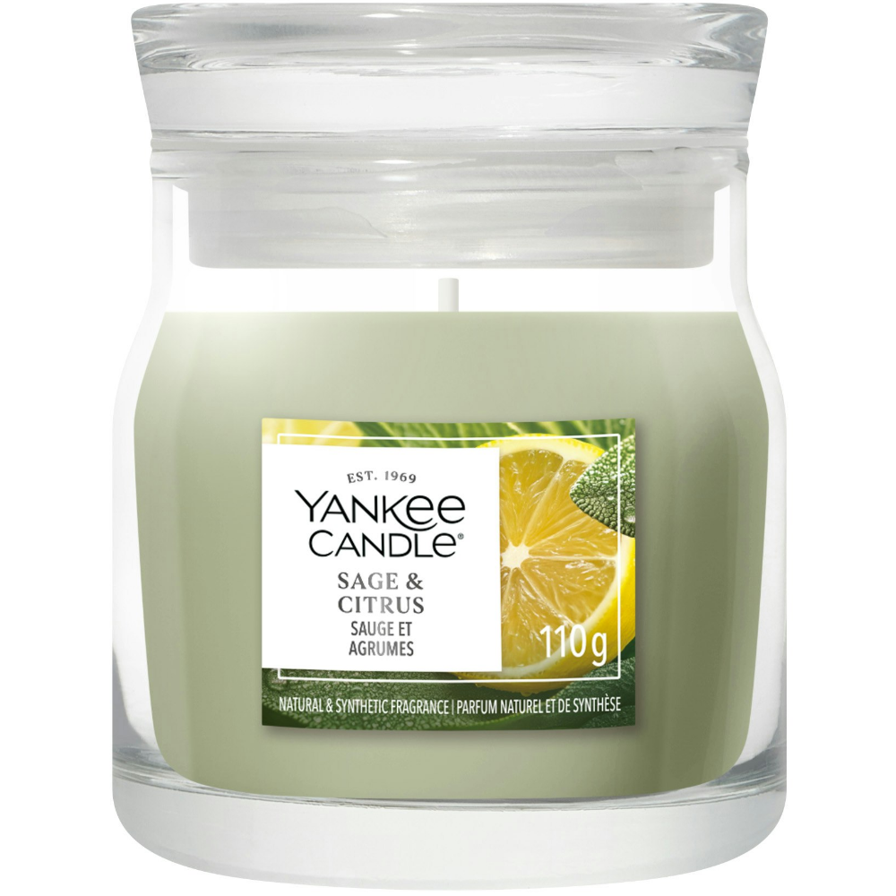 Yankee Candle Sage & Citrus Small Signature Jar Candle