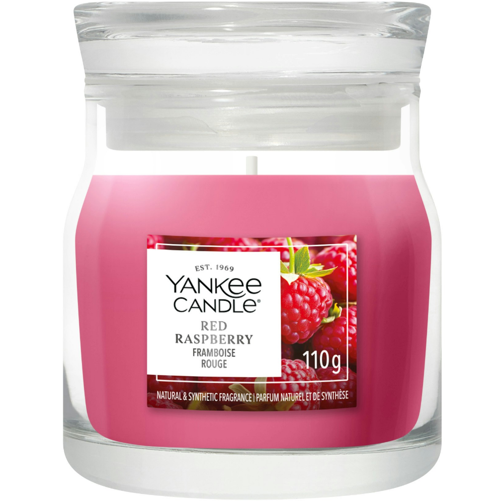 Yankee Candle Red Raspberry Small Signature Jar Candle
