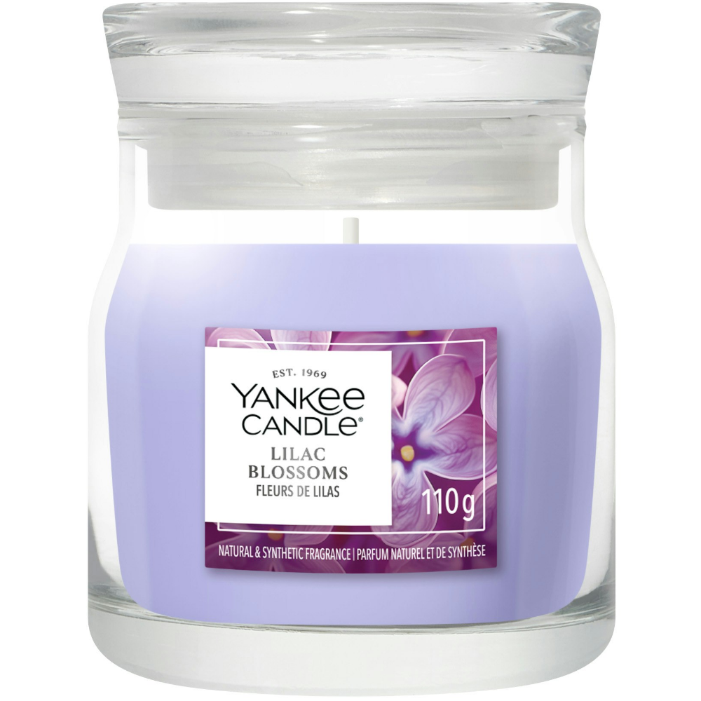 Yankee Candle Lilac Blossoms Small Signature Jar Candle