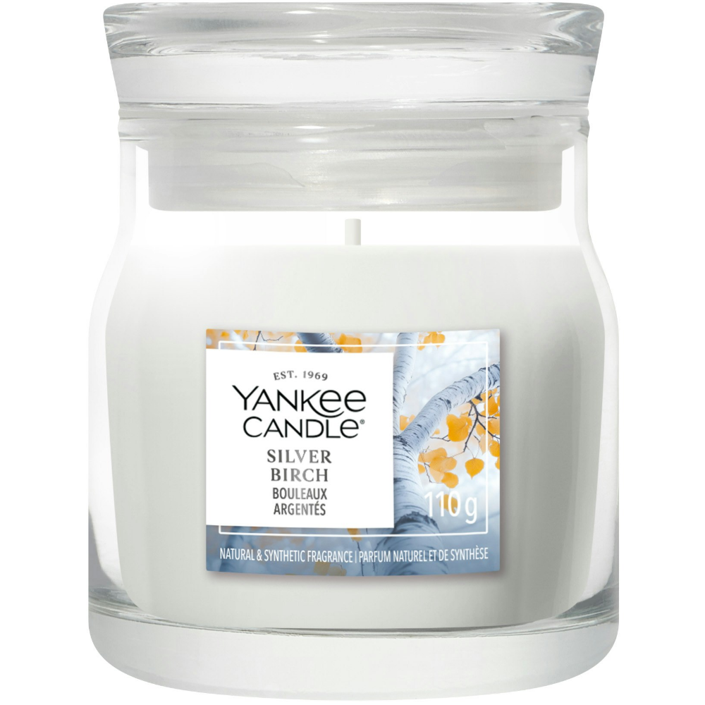 Yankee Candle Silver Birch Small Signature Jar Candle