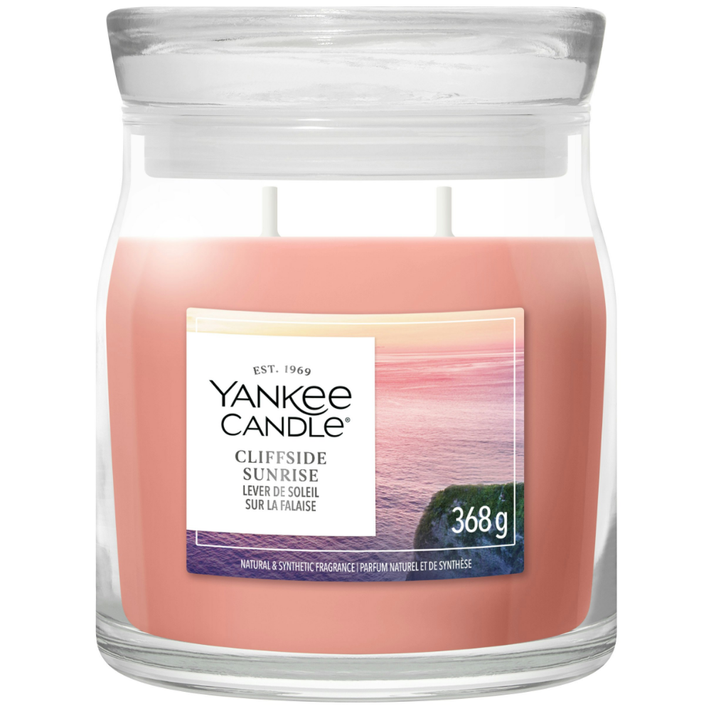 Yankee Candle Cliffside Sunrise Medium Signature Jar Candle