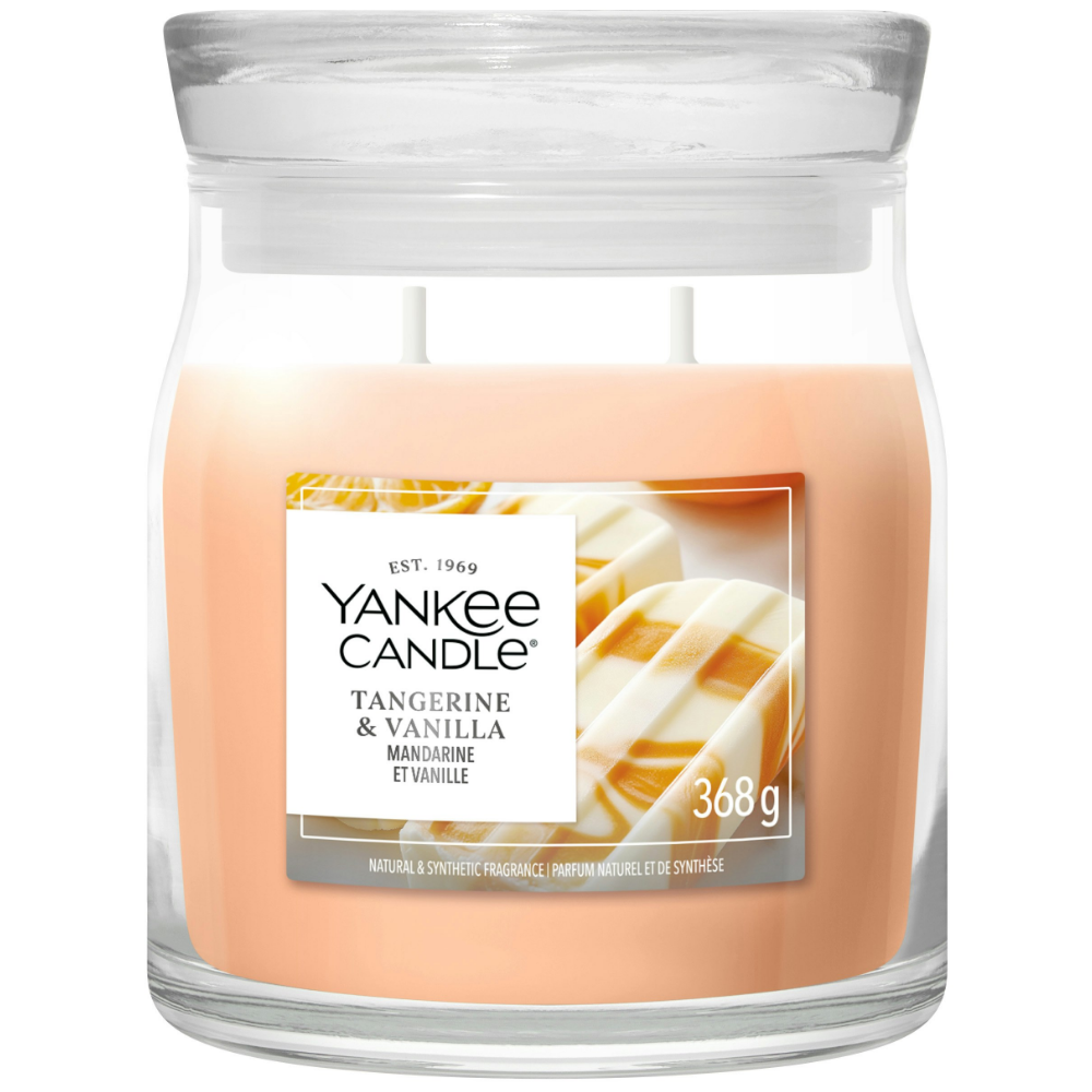 Yankee Candle Tangerine & Vanilla Medium Signature Jar Candle