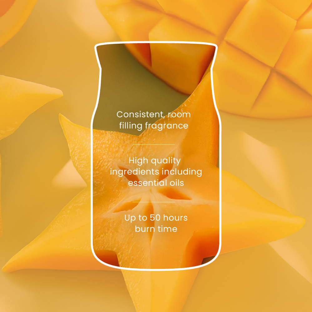 Yankee Candle Starfruit & Sunshine Medium Signature Jar Candle