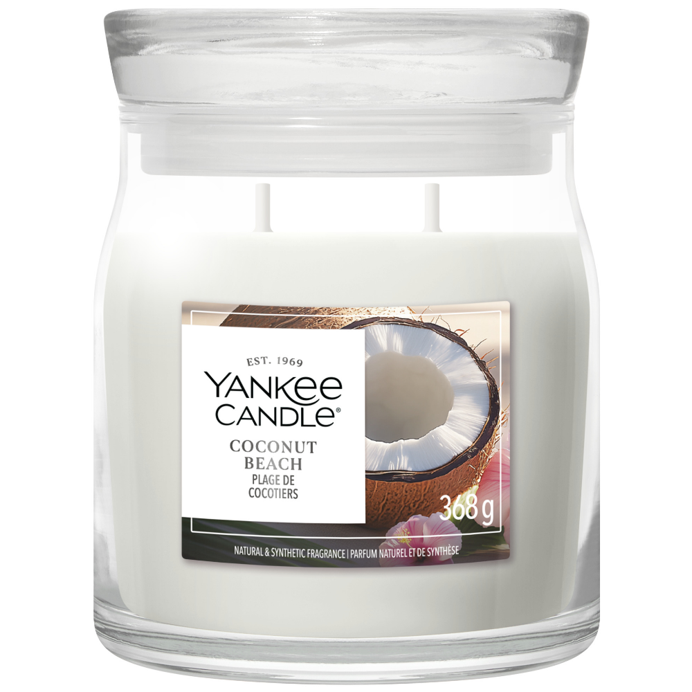 Yankee Candle Coconut Beach Medium Signature Jar Candle