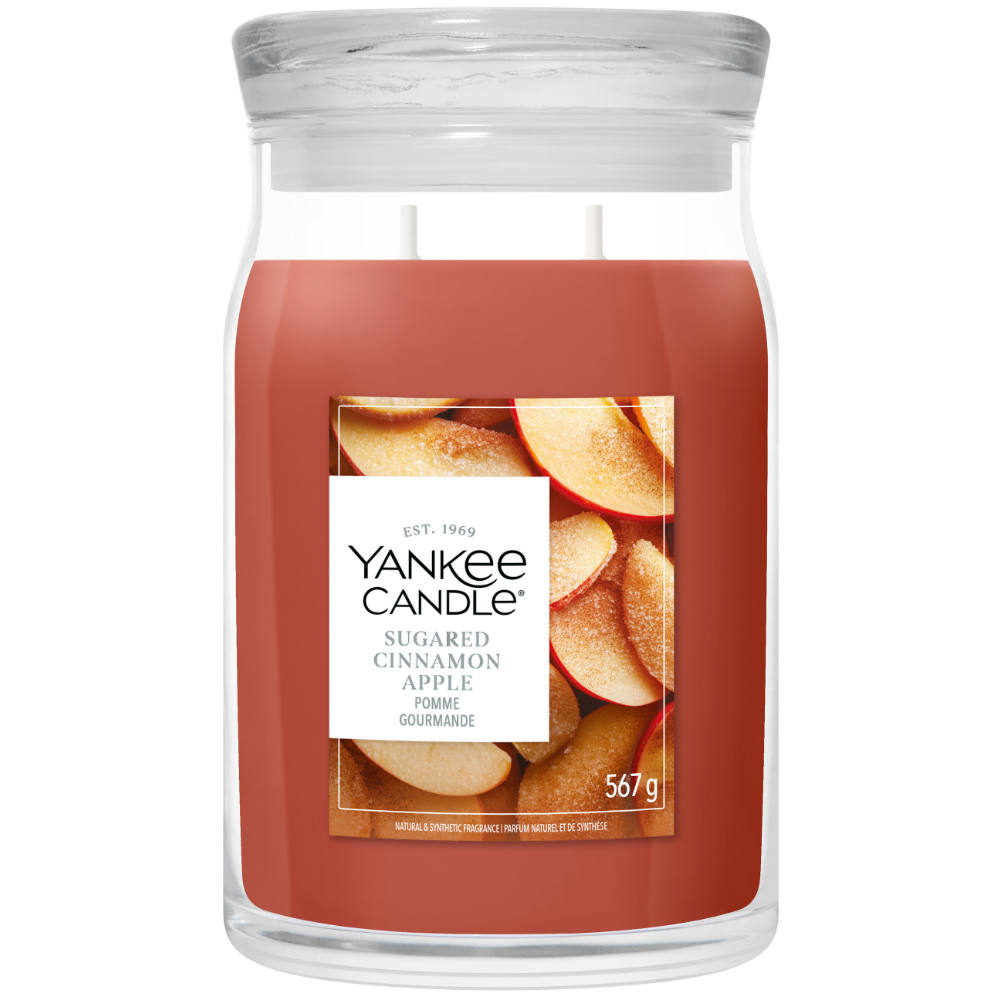 Yankee Candle Sugared Cinnamon Apple Large Signature Jar Candle