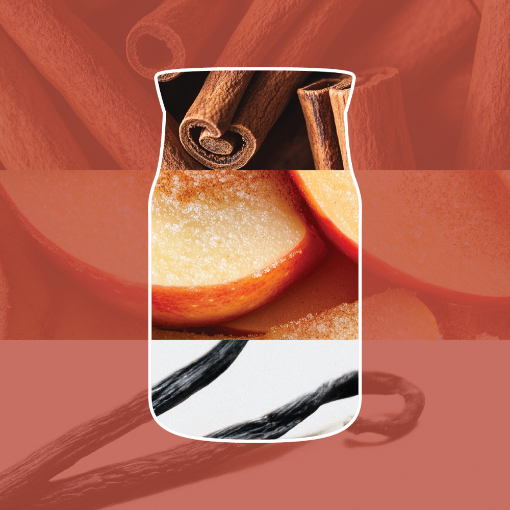 Yankee Candle Sugared Cinnamon Apple Large Signature Jar Candle