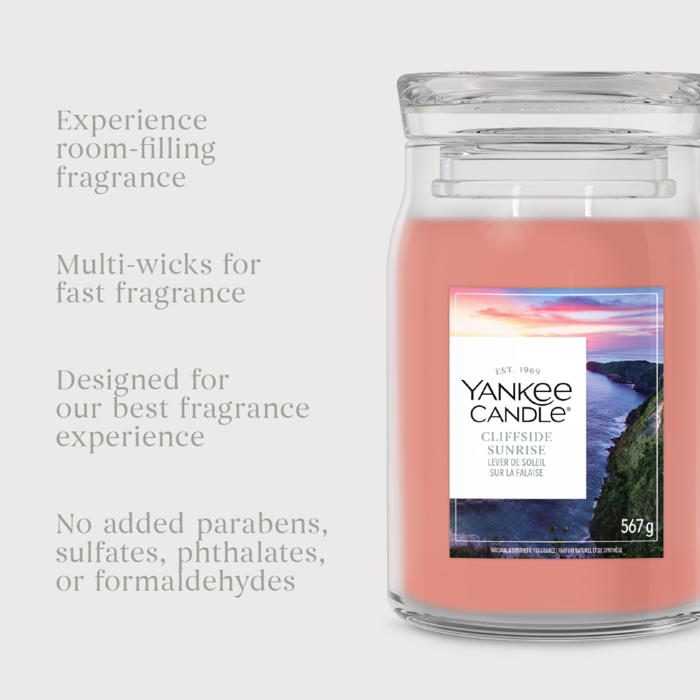 Yankee Candle Cliffside Sunrise Large Signature Jar Candle
