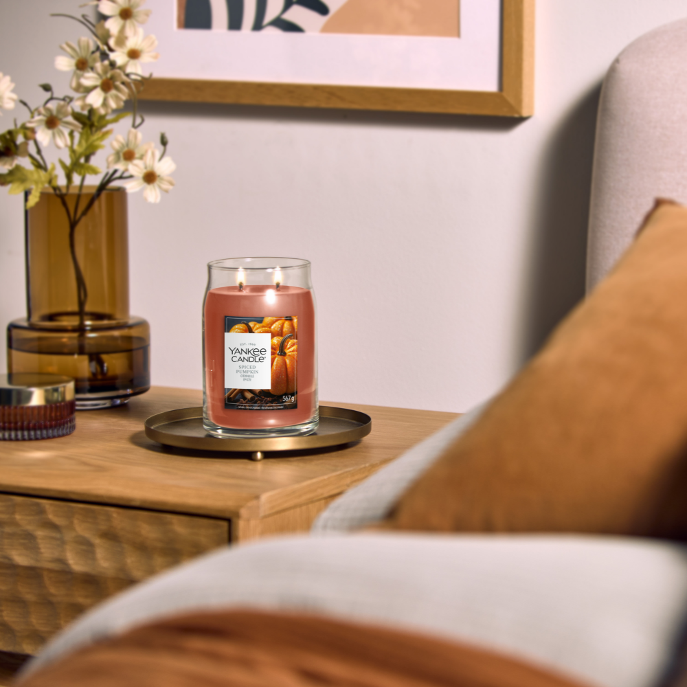 Yankee Candle Spiced Pumpkin Large Signature Jar Candle