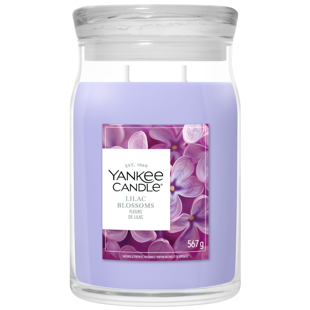 Yankee Candle Lilac Blossoms Large Signature Jar Candle