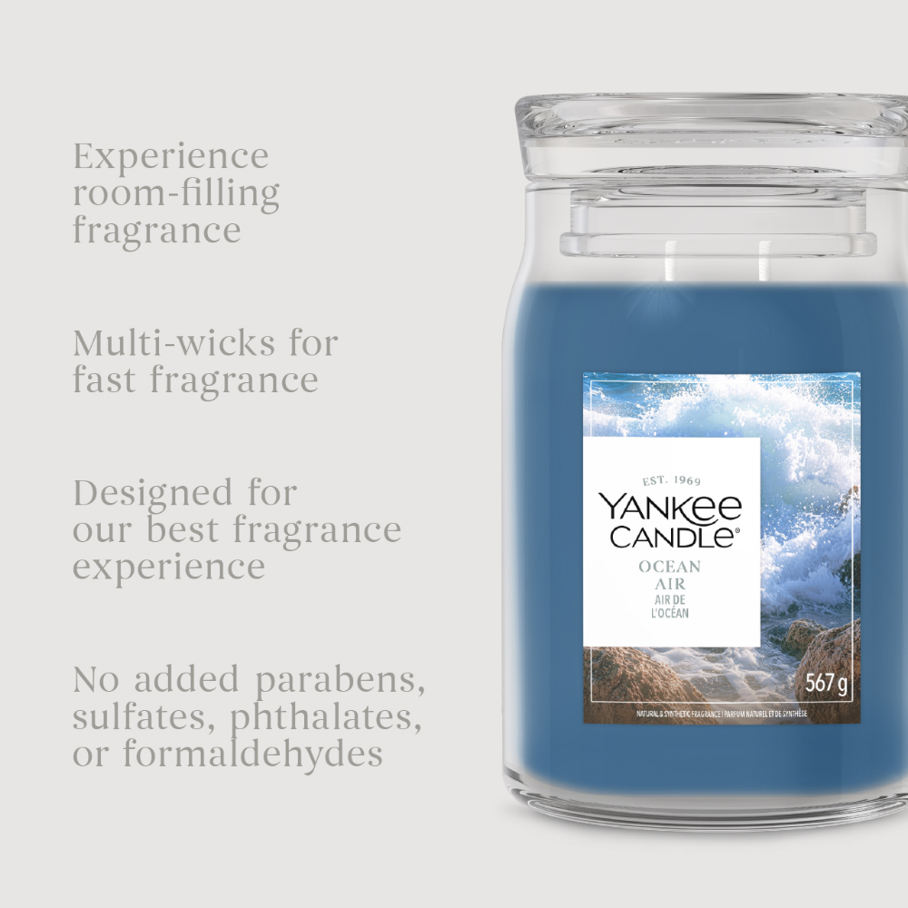Yankee Candle Ocean Air Large Signature Jar Candle