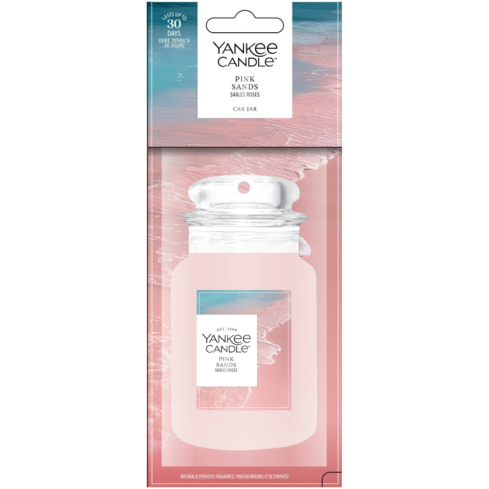 Yankee Candle Pink Sands Paper Car Jar Air Freshener