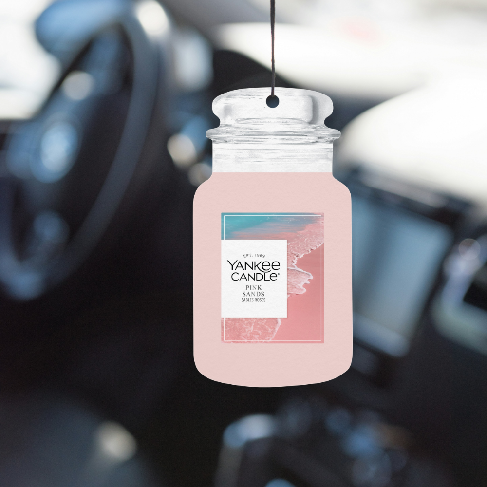 Yankee Candle Pink Sands Paper Car Jar Air Freshener