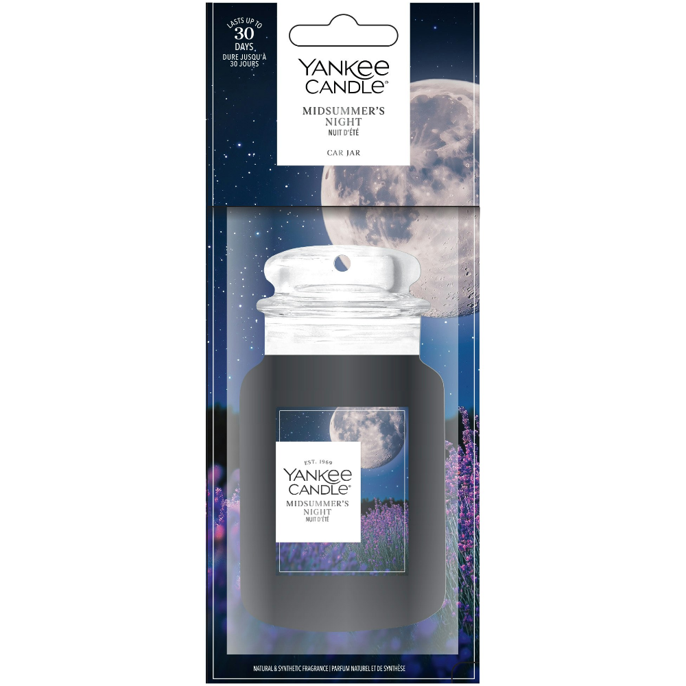 Yankee Candle Midsummer's Night Paper Car Jar Air Freshener