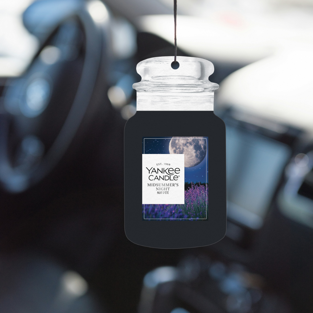 Yankee Candle Midsummer's Night Paper Car Jar Air Freshener