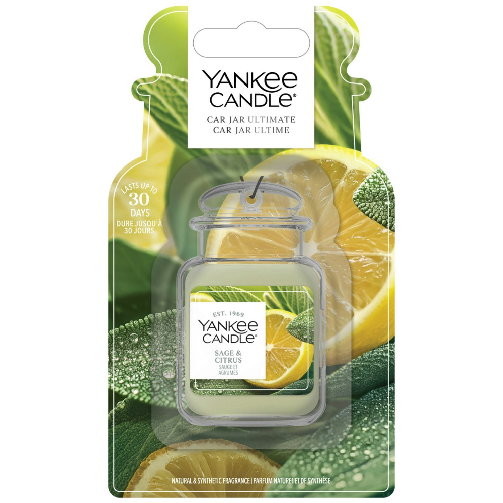 Yankee Candle Sage & Citrus Ultimate Car Jar Air Freshener