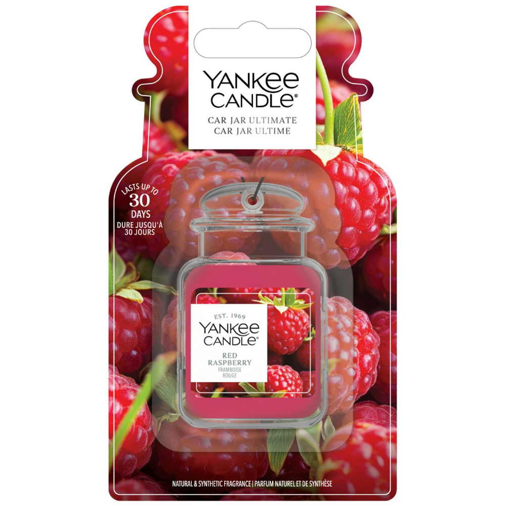 Yankee Candle Red Raspberry Ultimate Car Jar Air Freshener