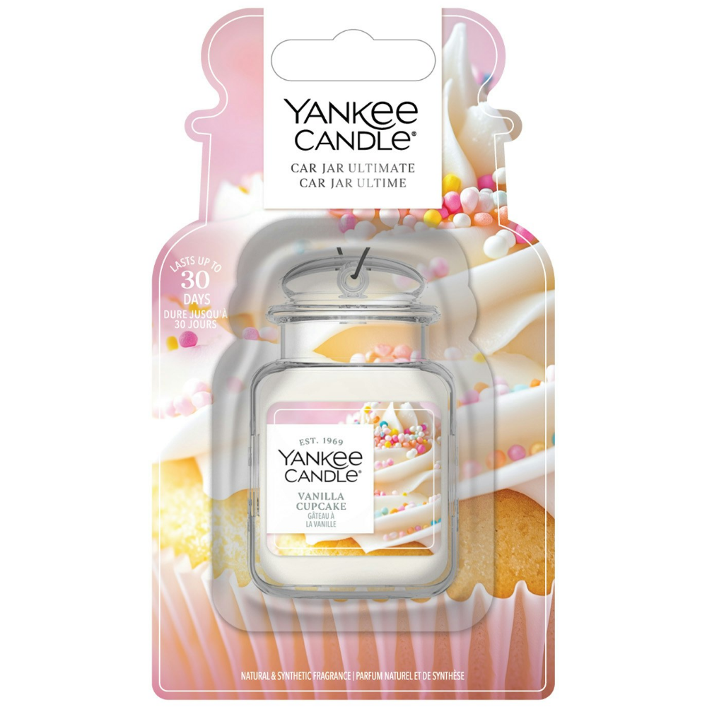 Yankee Candle Vanilla Cupcake Ultimate Car Jar Air Freshener