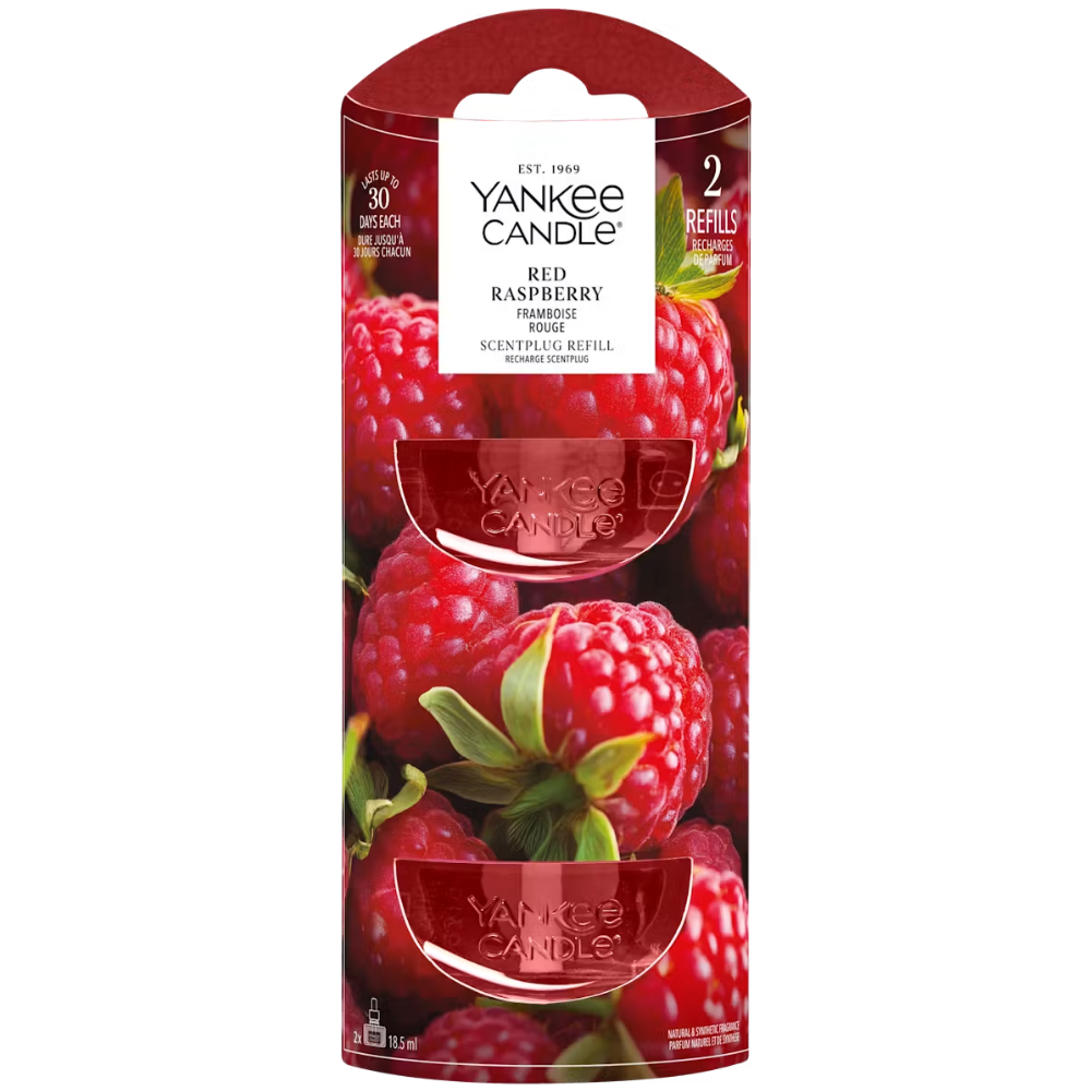 Yankee Candle Red Raspberry Scent Plug Refills 2 x 18.5ml