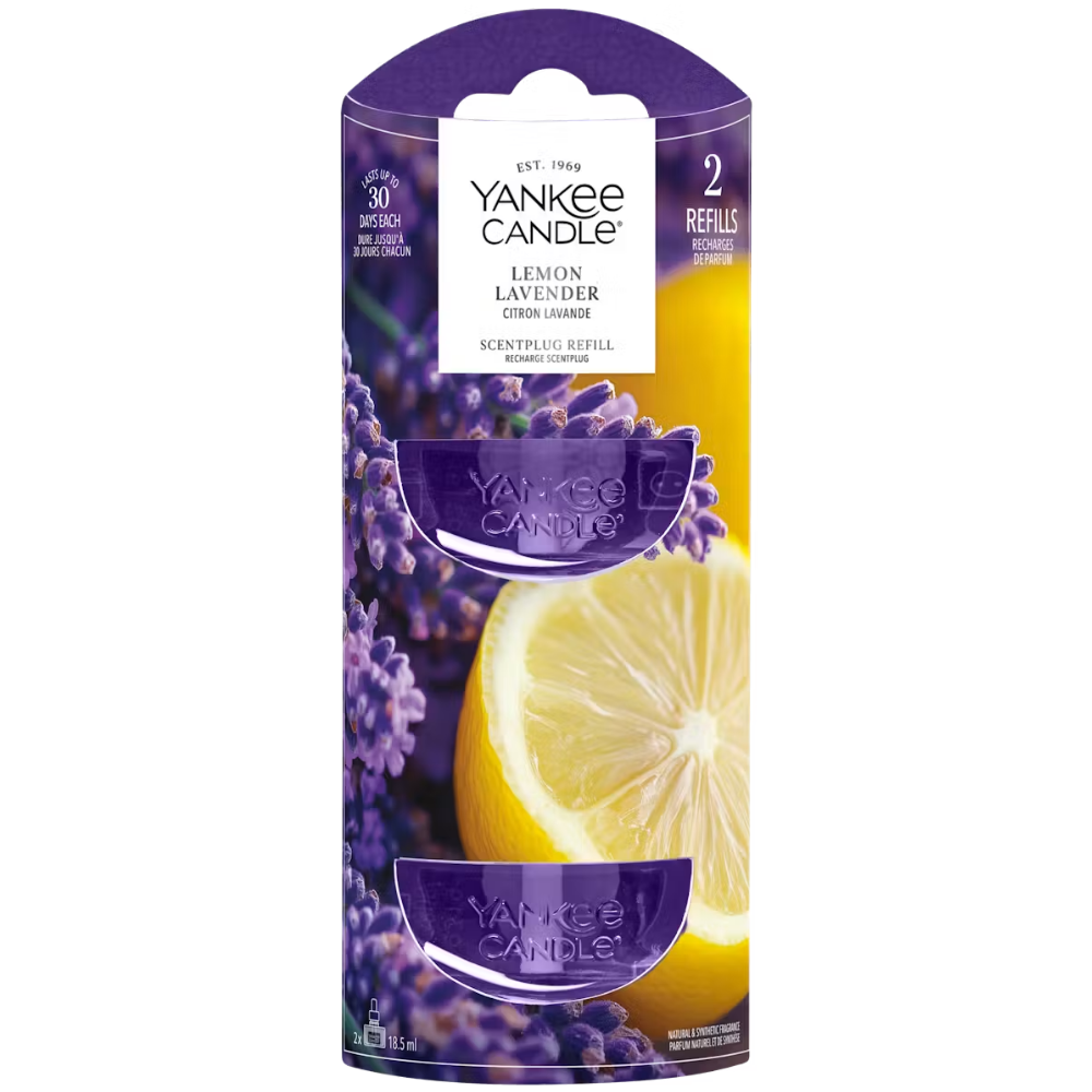 Yankee Candle Lemon Lavender Scent Plug Refills 2 x 18.5ml