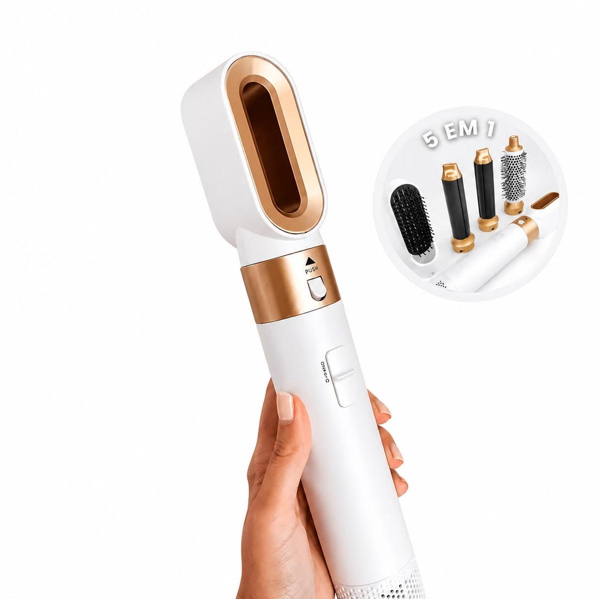5-in-1 Styling Brush — Dries, Straightens, and Styles